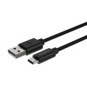 Ansmann 1700-0130 USB-kaabel 1 m USB A USB C Must Ansmann 1700-0130 USB-kaabel 1 m USB A USB C Must