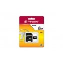 Transcend TS2GUSD zibatmiņa 2 GB MicroSD NAND