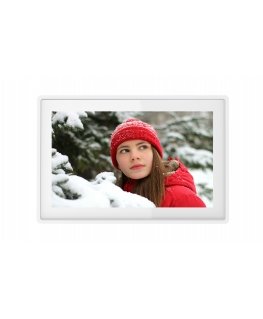 Denver PFF-1021 digital photo frame White 25.6 cm (10.1") Touchscreen Wi-Fi