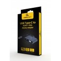 Cablexpert A-USB3C-HDMIVGA-01 USB ekrano adapteris Pilka Cablexpert A-USB3C-HDMIVGA-01 USB ekrano adapteris Pilka