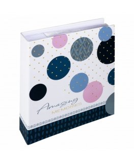 Walther ME-487-L photo album Blue 200 sheets 13 x 18 Perfect binding