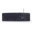 Gembird KBS-UO4-01 näppäimistö Sisältää hiiren Office USB QWERTY Englanti (US) musta Gembird KBS-UO4-01 näppäimistö Sisältää hiiren Office USB QWERTY Englanti (US) musta
