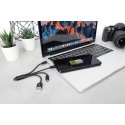 Digitus DB-300160-002-S interfeisa centrmezgls Melns