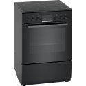Bosch Serie 4 HKN31A060U cooker Freestanding cooker Electric Zone induction hob Black