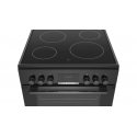Bosch Serie 4 HKN31A060U cooker Freestanding cooker Electric Zone induction hob Black