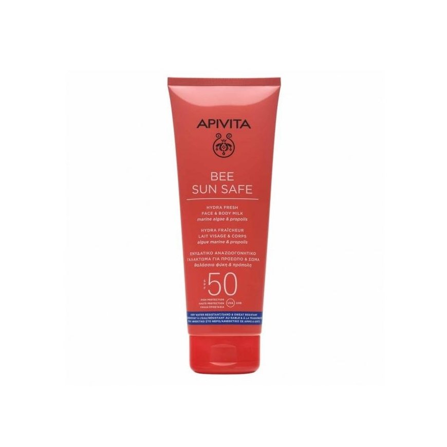 Apivita Bee Sun Safe Hydra Fresh Milk for Face and Body SPF50 200 ml