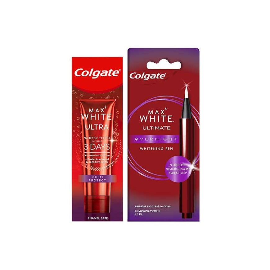 Colgate Whitening -hammashoitosetti Max White hampaiden valkaisuun – 3