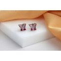 Brilio Silver Playful silver earrings Butterfly with zircons EA1115WP Brilio Silver Playful silver earrings Butterfly with zircons EA1115WP