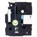 PRINTLINE compatible ribbon with Brother TZE-251, TZ-251, 24mm, black print/white backing
