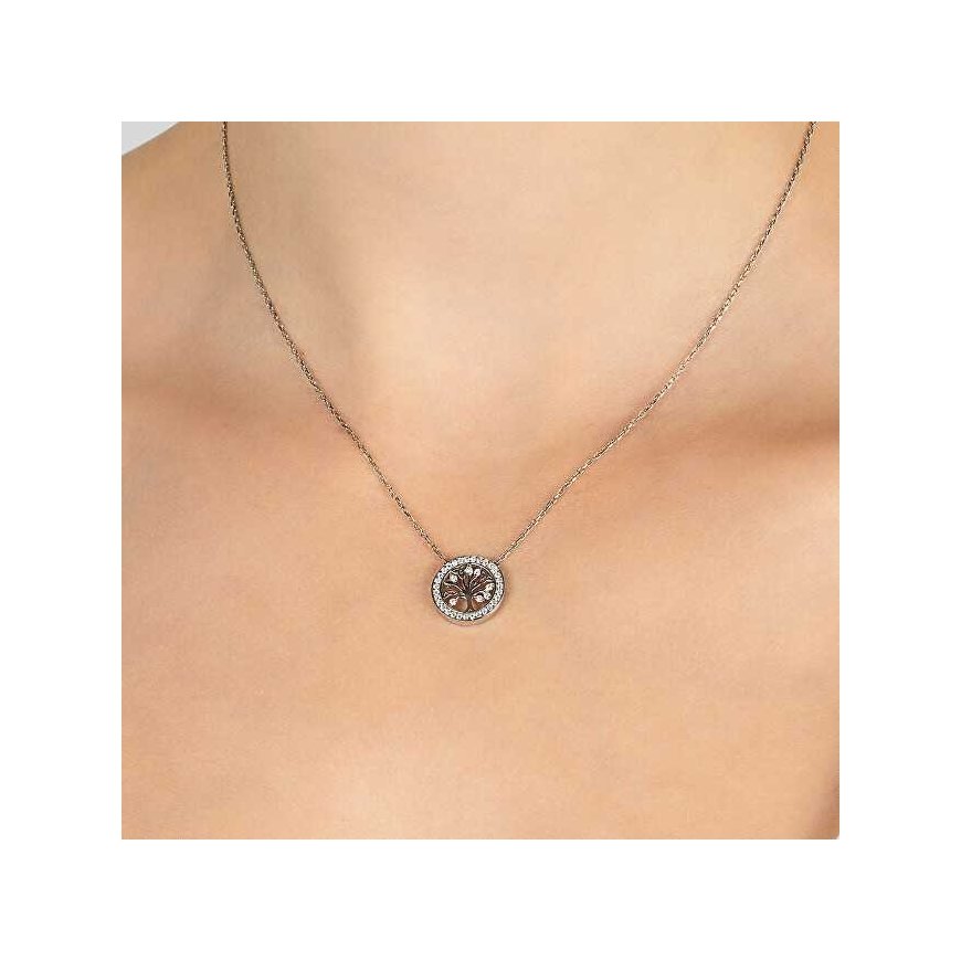 Brilio Silver Brilio Silver Fashion silver necklace tree of life NCL28W – 2