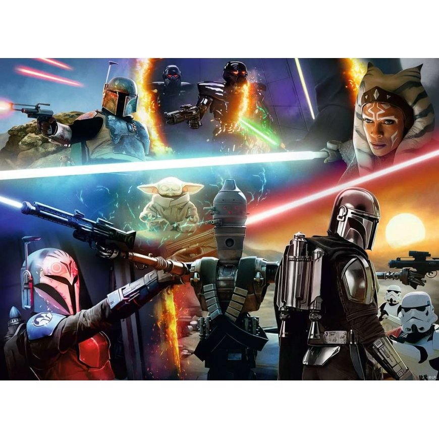 Ravensburger The Mandalorian: Crossfire Dėlionė 300 vnt Fantazija