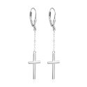 Beneto Decent silver dangle earrings AGUC3351 Beneto Decent silver dangle earrings AGUC3351