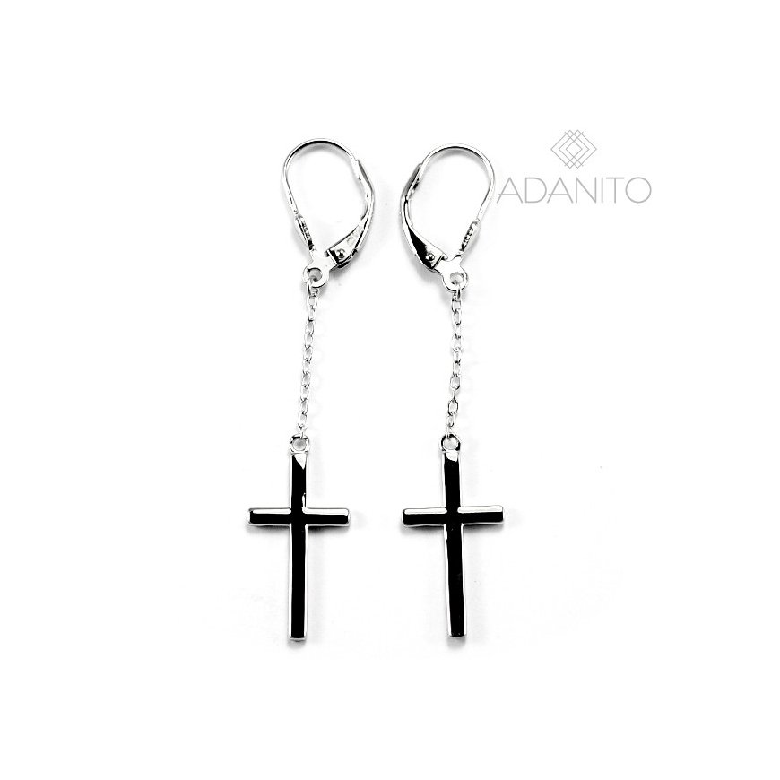 Beneto Decent silver dangle earrings AGUC3351 – 2