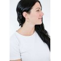 Skagen Prabangūs plieniniai dvispalviai auskarai Kariana SKJ1217998 Skagen Prabangūs plieniniai dvispalviai auskarai Kariana SKJ1217998