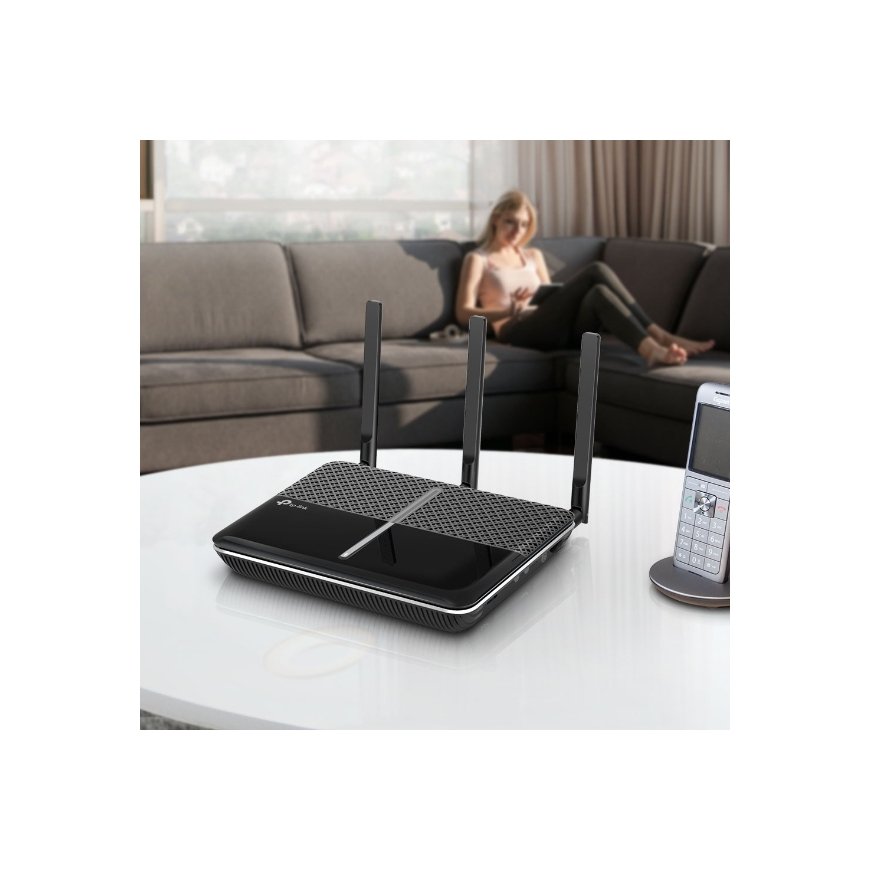 TP-Link Archer VR2100v juhtmevaba ruuter Gigabit Ethernet Kaks sagedusala (2,4 GHz / 5 GHz) Must – 5