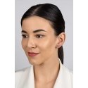 Brilio Silver Silver long earrings with colored zircons EA1106WRBW
