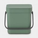 Brabantia 129865 prügikast 3 l Nelinurkne Plast Roheline Brabantia 129865 prügikast 3 l Nelinurkne Plast Roheline