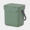 Brabantia 129865 урна для мусора 3 L Прямоугольный Пластик Зеленый Brabantia 129865 урна для мусора 3 L Прямоугольный Пластик Зеленый
