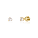 JVD Charming gold-plated earrings with zircons SVLE1501XH2GO JVD Charming gold-plated earrings with zircons SVLE1501XH2GO