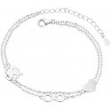 Bennett's Double Lucky Silver Bracelet AGB749/21 Bennett's Double Lucky Silver Bracelet AGB749/21