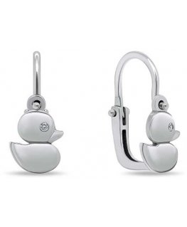 Brilio Silver Brilio Silver Playful silver earrings Ducklings EA186W