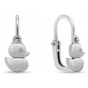 Brilio Silver Brilio Silver Playful silver earrings Ducklings EA186W Brilio Silver Brilio Silver Playful silver earrings Ducklings EA186W