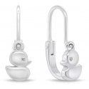 Brilio Silver Brilio Silver Playful silver earrings Ducklings EA186W Brilio Silver Brilio Silver Playful silver earrings Ducklings EA186W