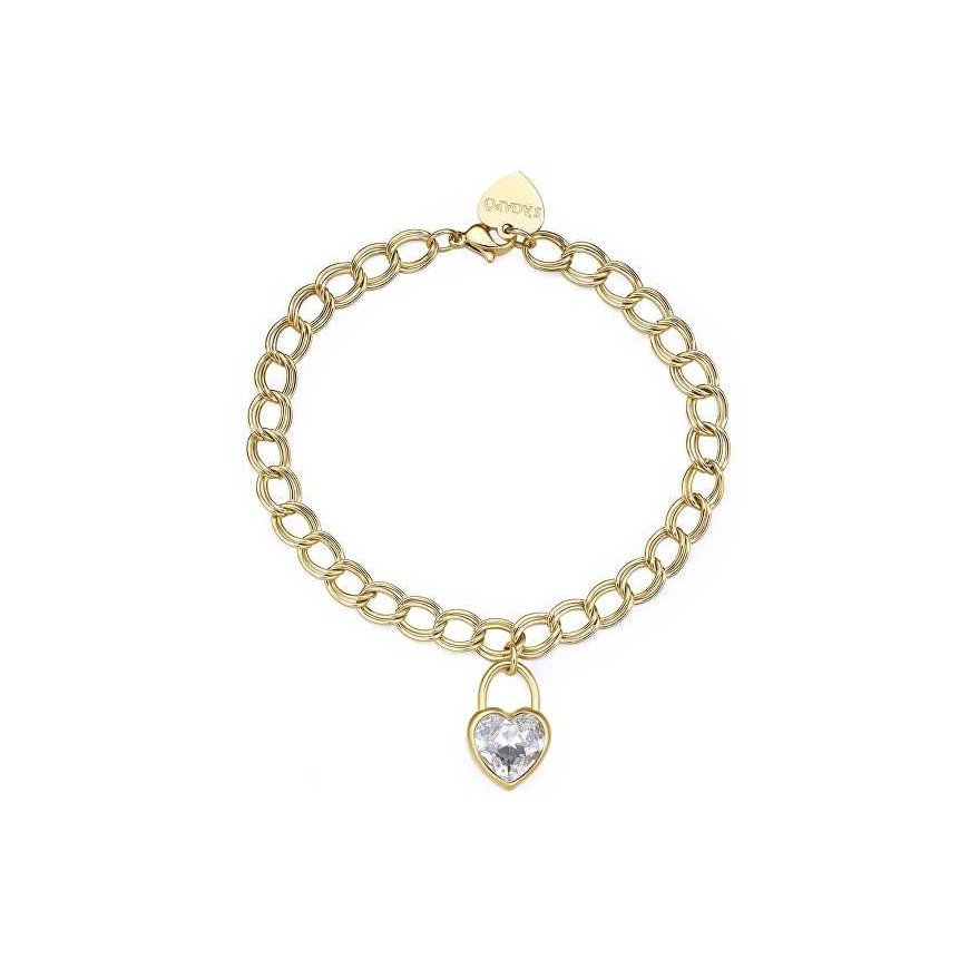 Sagapo Exclusive gold-plated heart bracelet My love SYL28