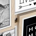 ZEP Kimpton Valokuvakehyssetti Luonnollinen, Valkoinen