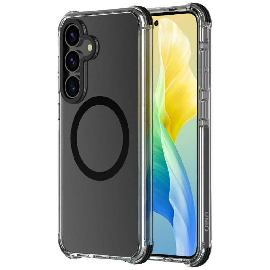 UNIQ Combat Samsung Galaxy S25+ Magclick Charging dėklas telefonui juodos spalvos – 2