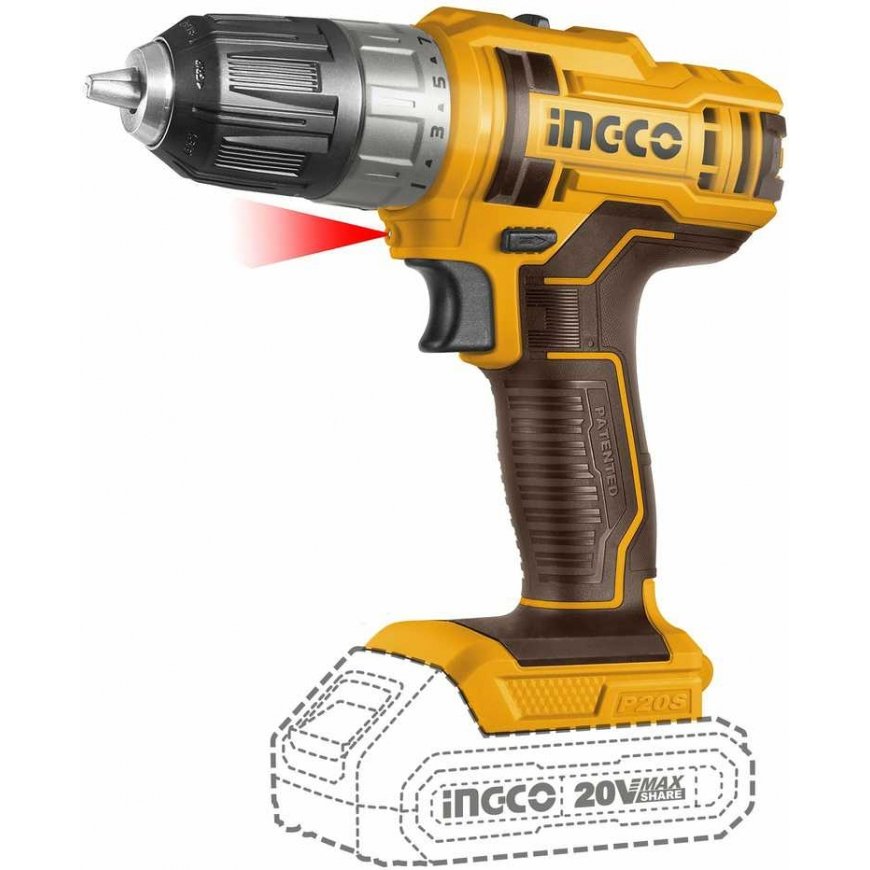 Ingco CDLI200528E Akumuliatorinis suktuvas incl. 2pcs battery and charger