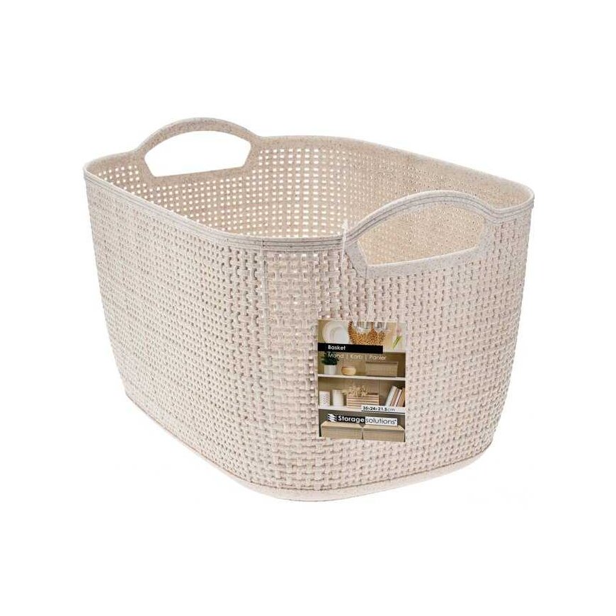 Mondex Plastic storage basket, 35 x 24 x 21.5 cm