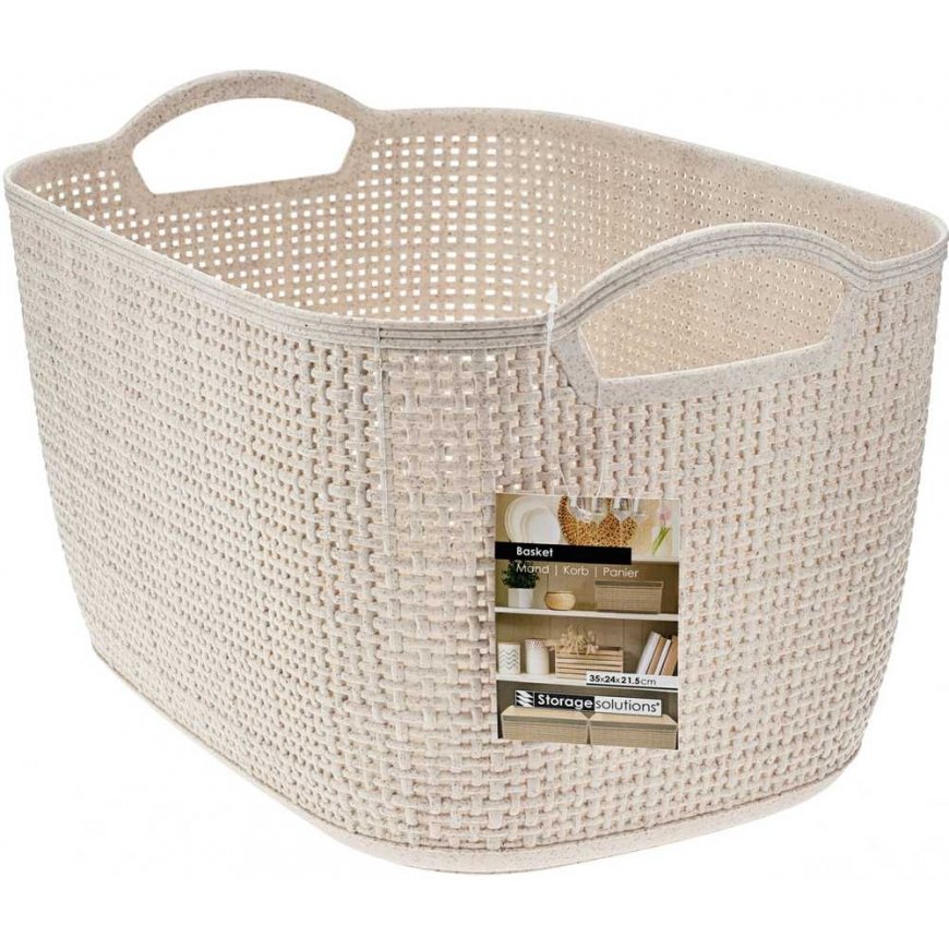 Mondex Plastic storage basket, 35 x 24 x 21.5 cm – 2