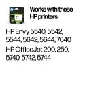 HP 62XL, Оригинальный струйный картридж увеличенной емкости, Черный HP 62XL, Оригинальный струйный картридж увеличенной емкости, Черный