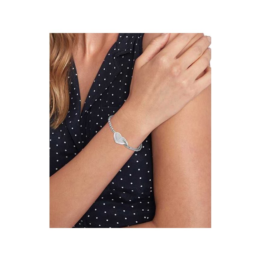 Tommy Hilfiger Žavi plieninė apyrankė su širdele Bold Heart 2780928 – 2