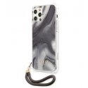 Case Guess GUHCP12MKSMAGR Apple iPhone 12/12 Pro 6.1" gray hardcase Marble Collection