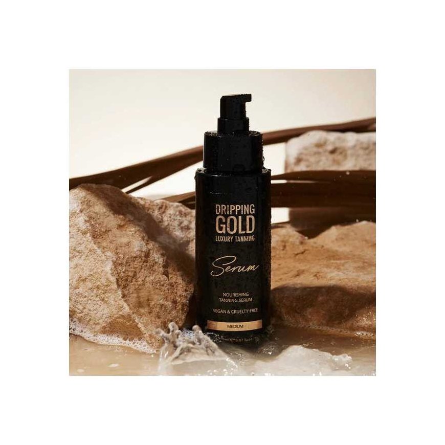 Dripping Gold Self-Tanning Serum Medium (ruskettava seerumi) 150 ml – 2