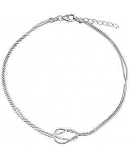 Silvego Margaret ZT130955A silver ball / quarrel leg chain