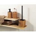 Brown bamboo "Serro" toilet brush - Wenko Brown bamboo "Serro" toilet brush - Wenko