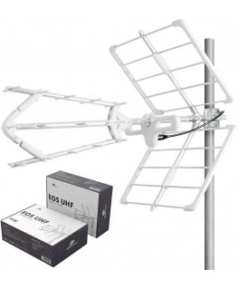 Antena DVB-T2 Spacetronik EOS UHF Baltas