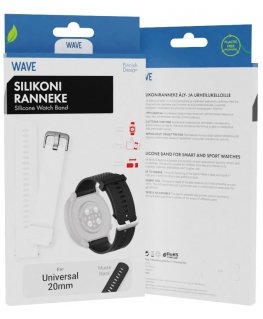 Wave WAVE-SB-UNI-20-BK watch part/accessory Watch strap
