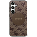 Guess 4G Round Patch Classic Logo MagSafe Samsung Galaxy S25+ puhelinkuori ruskea Guess 4G Round Patch Classic Logo MagSafe Samsung Galaxy S25+ puhelinkuori ruskea