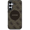 Guess 4G Round Patch Classic Logo MagSafe Samsung Galaxy S25+ puhelinkuori ruskea Guess 4G Round Patch Classic Logo MagSafe Samsung Galaxy S25+ puhelinkuori ruskea
