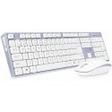 Connect IT CKM-7510-CS COMBO Wireless keyboard and mouse set, white