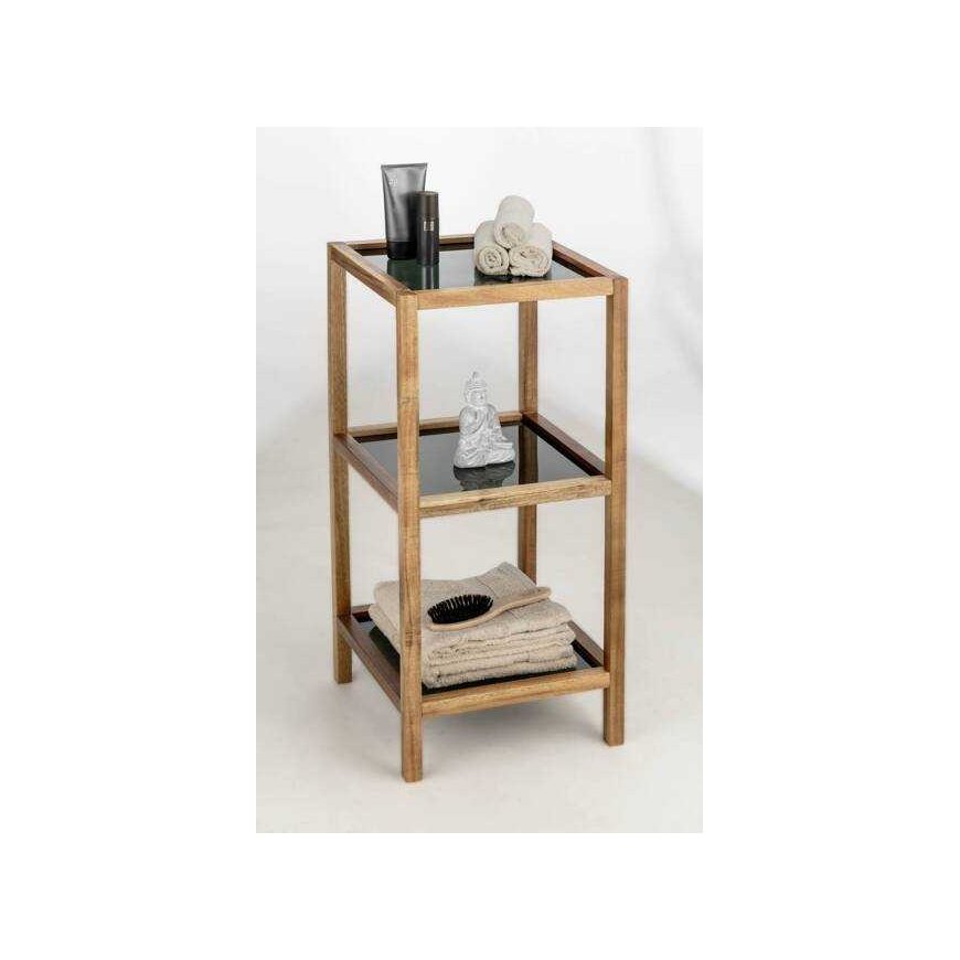 Wenko 3-tier shelf made of FONDI acacia wood – 2