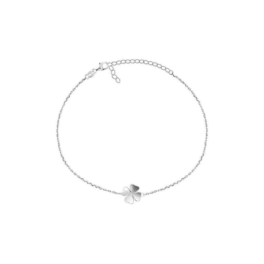 Brilio Silver Brilio Silver Timeless silver bracelet Four leaf clover BRC41W