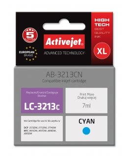 Activejet AB-3213CN tintes kārtridžs 1 pcs Saderība Standarta produktivitāte Tirkīzzils