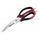Resto Kitchenware 95325 keittiösakset 230 mm musta, Punainen Universaali