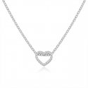 Beneto Charming silver necklace with zircons AGS1283 / 47L (chain, pendant) Beneto Charming silver necklace with zircons AGS1283 / 47L (chain, pendant)