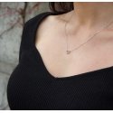 Beneto Charming silver necklace with zircons AGS1283 / 47L (chain, pendant) Beneto Charming silver necklace with zircons AGS1283 / 47L (chain, pendant)